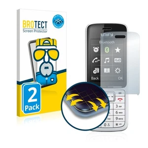 2x Full Cover Opaca Pellicola Protettiva per Unify OpenScape DECT Phone SL5 - Photo 1/8
