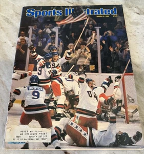 Miracle On Ice Team EE. UU. Juegos Olímpicos Hockey - Sports Illustrated - 3 de marzo de 1980 - Imagen 1 de 2