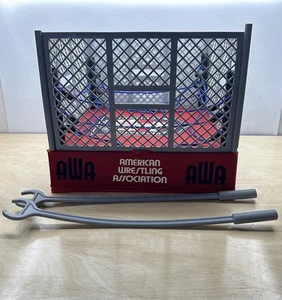 AWA REMCO Oficial All Star Steel Cage Match Play Lucha Libre 1985 Con Llaves - Imagen 1 de 10