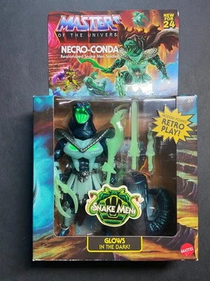 Masters of the Universe NECRO-CONDA Deluxe MOTU Retro Play 5.5” Snake Men NUEVO Foto 1 de 4