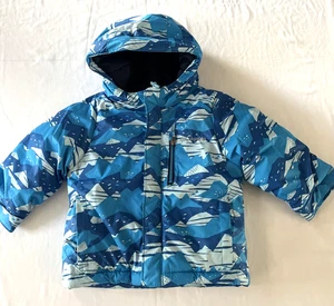 Columbia Kleinkind Jungen blau Winter Ski Schnee Jacke isoliert Regen/Wind Größe 2T - Bild 1 von 5