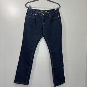 Vintage Coogi Jeans Embellished Embroidered Rainbow Pocket Size 9/10 Y2K EUC - Picture 1 of 6