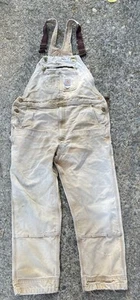 Carhartt Duck Latzhose ungefüttert 40x34 distressed - Bild 1 von 12