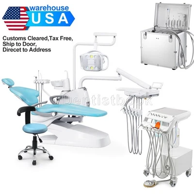 Dental Chair Complete Treatment Unit P16/Portable Delivery Unit Air Compressor - Image 1 of 4