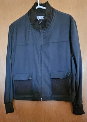 Norton Studio Women's jacket long sleeve zip up green/black Size 14 - Image 1 of 3