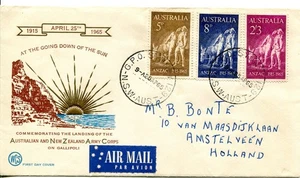 50 aniversario del desembarco de Gallipoli 1965 - WCS cubierta conmemorativa - Imagen 1 de 2