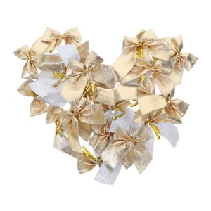  24 Pcs Tree Bows Small Big for Present Christams Bowknots Ornaments - Picture 1 of 16