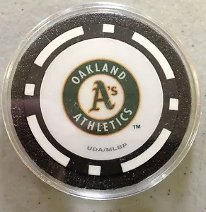 Oakland Athletics A's - Texas Hold em Poker Chip Card Guard Protector NEU - Bild 1 von 1