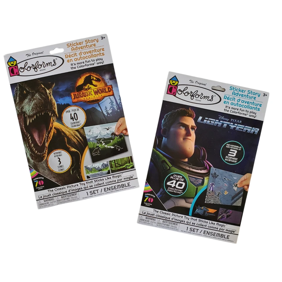 Colorforms Disney Pixar Lightyear Buzz Lightyear Sticker Story Adventure (New)