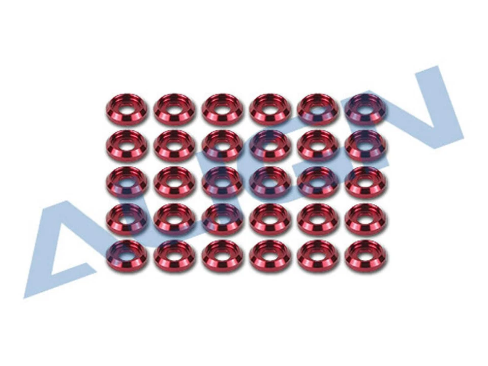 Align M3 Special Washer x30 - Red : H7NZ001XRT - Image 1 of 1