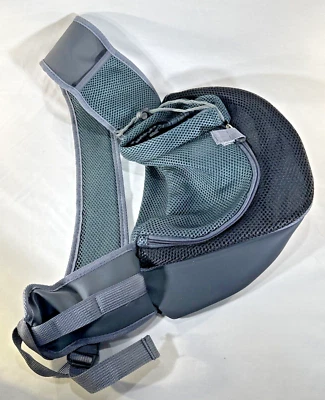 Over the Shoulder Pet Sling Gray Black Breathable Mesh Carrier Bag Dog Cat Small - Image 1 of 4