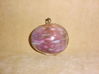 Woman's Antique Tiny Purple Shell Change Purse - European Souvenir - Image 1 of 4