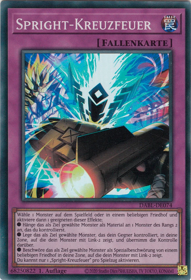 YU-GI-OH, SPRIGHT-KREUZFEUER, SR, DABL-DE074, 1. Auflage, TOP - Bild 1 von 1