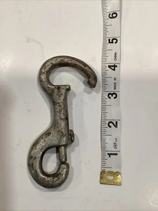 Campbell Chain Rigid Open Eye Bolt Snap Vintage Anchor Stamp - Picture 1 of 4