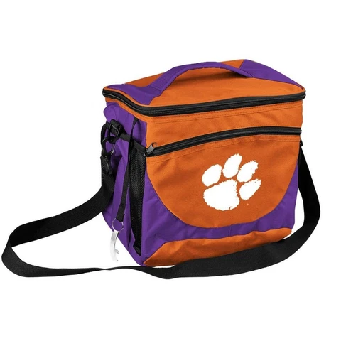 Clemson Tigers 24 Can Cooler [NEW] NCAA Cookout BBQ Drink Ice Lunch Tailgate Cover