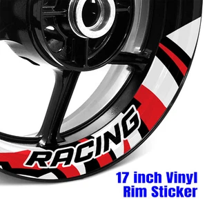 17" Inner Wheel Rim Stickers S17W For Honda CBF1000 00 07 08 09 10 - Imagen 1 de 12