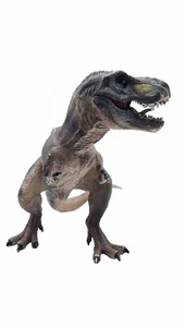 PAPO Dinosaur Tyrannosaurus Rex With Articulated Jaw T-REX Brown Figure 2005 NM - Picture 1 of 15