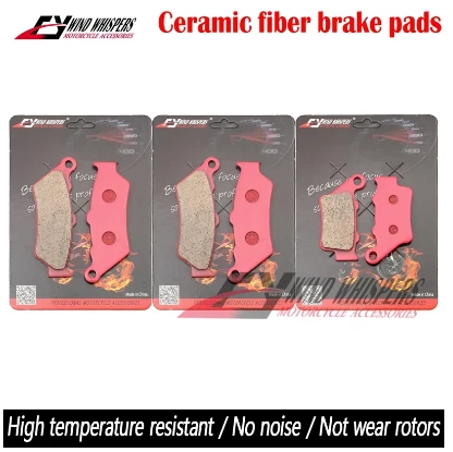 Pastillas de freno delanteras traseras de cerámica para CFMOTO CF400NK CF650NK CF650TR-G 2014-2019 Foto 1 de 4