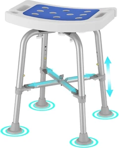Shower Chair with Arms for Seniors Elderly Handicap Disabled Bariatric Adults or - Picture 1 of 7