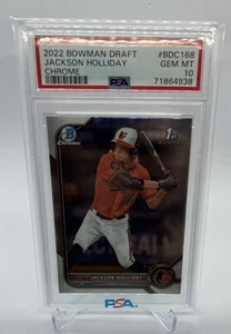 2022 Bowman Chrome Draft Jackson Holliday PSA 10 - Picture 1 of 1