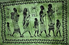 Belle peinture peuple africain décoration psychédélique affiches murales suspendues