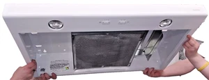 FLOOR MODEL: Nutone Osmos 30" White Under Cabinet Range Hood, 250 CFM #AHSA130WW - Picture 1 of 12
