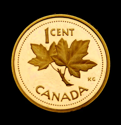 1952-2002 1¢ proof coin from the proof set - perfect Cover