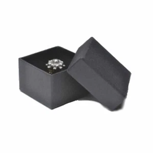 Black Ring Box (Pack of 5) for putting jewellery for jewellers - Picture 1 of 1