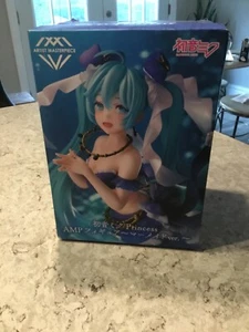 TAITO Hatsune Miku Princess AMP 9.1 “ Figure Mermaid ver. VOCALOID Japan Anime - Picture 1 of 8