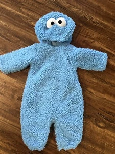 Pottery Barn Sesame Street Cookie Monster Costume 6-12M NEW in Package With Tags - Picture 1 of 5