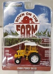 1/64 scale Greenlight FORD 1988 5610 TRACTOR DOWN ON THE FARM SERIES 1 ERTL DCP  - Picture 1 of 2