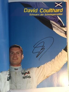 D.Coulthard + Niki Lauda 2x signiert original Unterschrift Autogramm Buch - Bild 1 von 5