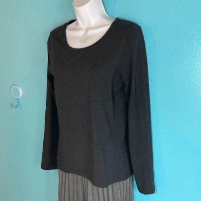 Camiseta Crea Concept Mujer Talla S Diseñador Gris Carbón Talla 40 Clásica Versátil Top Foto 1 de 4