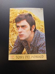 Cantanti Panini 1968 - Tony Del Monaco # 27 Nuova Da Sigillato