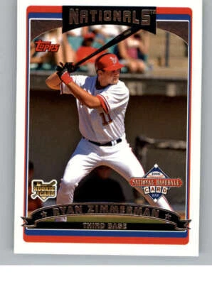 2006 Topps National Baseball Card Day Inserts #T3 Ryan Zimmerman (ref 144871) - Image 1 of 2