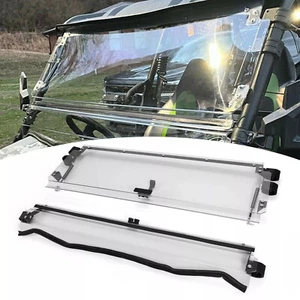 Scratch Resistant Clear Flip Windshield For Kawasaki 2016+/2021+ Teryx 800 /4 /S - Picture 1 of 21