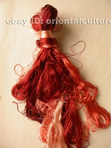 Chinese 100%real natural mulberry silk,hand-dyed embroidery silk floss/thread - Picture 1 of 4