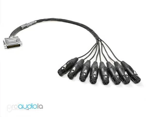 Grimm TPR 8 DB25 DSUB Balanced Audio Snake | Neutrik Gold XLR-F | 100 ft. 100' - Picture 1 of 1