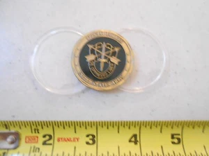 RARE SPECIAL FORCES GREEN BERET FAITHFUL & TRUE ARMY MILITARY CHALLENGE COIN - Picture 1 of 5