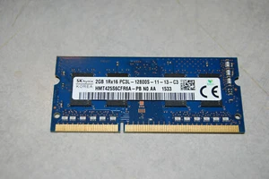 PC3-12800 2GB SO-DIMM 1600 MHz PC3-12800 DDR3 Memory - Picture 1 of 1