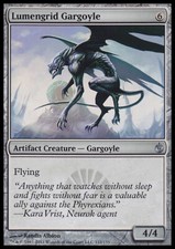 Magic the Gathering MTG Lumengrid Gargoyle (112) Mirrodin Besieged   LP