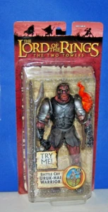 Battle Cry Uruk-Hai Warrior THE LORD OF THE RINGS ToyBiz Two Towers NEW MOC - Picture 1 of 1