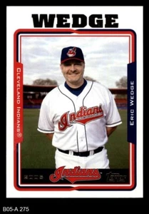2005 Topps #275 Eric Wedge Indians MANAGER 8 - NM/MT - Picture 1 of 2