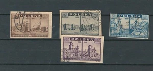 POLAND EUROPE POSTAL USED CASTLE IMPERFORATE  STAMPS LOT (POLSKA 863) - Picture 1 of 1