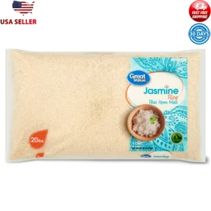 Thai Jasmin rice, Gluten free, Natural whole grain rice, 202 servings, 20 lb - Picture 1 of 7