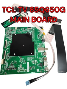 TCL TV 85Q650G MAIN BOARD 40-R75PG1-MAB2HG (11602-500995) + WI-FI MODUL - Picture 1 of 4