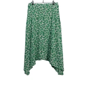 ~SS~ Size 10 TRENERY Pressed Petal Print Skirt - Amazon Green Floral - Picture 1 of 12