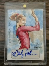 2013 Leaf Masterworks Carly Patterson TRUE 1/1 Sketch Autograph Auto Olympics