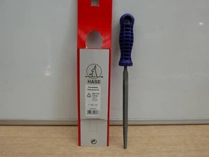 HASE 1132 150mm 6" 2nd cut 3 square triangular file solid plastic handle - Picture 1 of 1