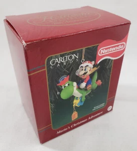 Mario Navidad Aventura Adorno NUEVO CXOR-086Y snes world Yoshi Carlton Tarjetas - Imagen 1 de 12